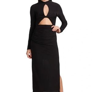 Mademoiselle Cutout Detail Long Sleeve Knit Dress- NWOT